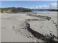 NB0936 : Stream crossing the beach  at Tràigh Bhaltos by Oliver Dixon