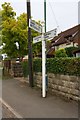 Signpost at Main Street / Blacksmith End junction