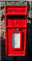 Close up, Elizabeth II postbox on Burnley Road, Rawtenstall