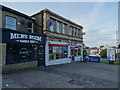 Barbers and shop on Manchester Road, Burnley