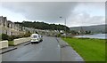 Looking along the road from Ardbeg towards Port Bannatyne