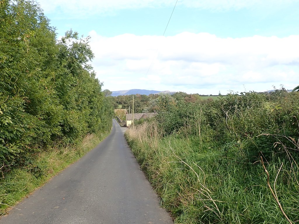 The descent NNE towards Ballybinaby... © Eric Jones :: Geograph Britain ...