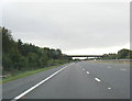 M62 nearing M18 southbound slip overbridge