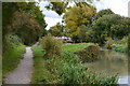 Former canal bridge abutment by Melksham Park Farm