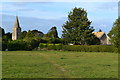 Looking towards the church at Hilperton