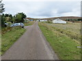 Road and houses at North Erradale