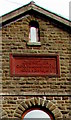 Ebenezer 1872 tablet, Tynewydd