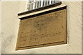 Inscription above entrance to the almshouses