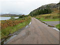 Road (B8057) at Boor