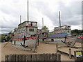 Pirate-ship playground at Tropiquaria