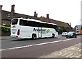 TQ1568 : Anderson Travel coach, Hampton Court Road, East Molesey by Jaggery