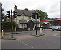 Pelican crossing, Hampton Court Road, East Molesey