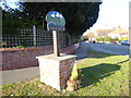 The village sign at Sturton by Stow