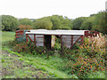 Old railway wagons near Hirwaun