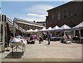 Stalls in Castle Yard