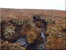 NC4710 : Eroded Peat East of Loch Sgeireach by Chris and Meg Mellish