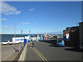 Towards the harbour at Seahouses