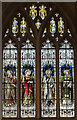SP0202 : Stained glass window, St John the Baptist church, Cirencester by Julian P Guffogg