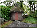 Summerhouse in garden of Soho House