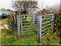 Gate to a track towards Williamstown Primary School