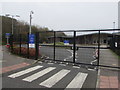 ST0090 : Williamstown Primary School entrance gates by Jaggery