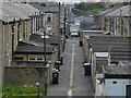 Houses next to the Leeds and Liverpool Canal in Burnley