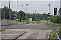 Guided Busway crosses Chariot Way