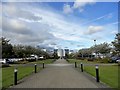 Path up to New College, Durham