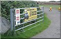 Gate near the Embo shop