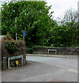 Corner of Bont Cottages and River Terrace, Pengam