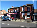 Post Office and Barbers on Rochdale Road, Royton