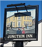 SD9108 : Sign for the Junction Inn, Royton by JThomas