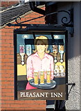 SD9109 : Sign for the Pleasant Inn by JThomas
