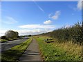 Roadside seat beside the A691