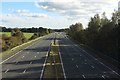 Looking south down the M6