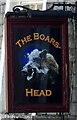 Sign for the Boars Head, Newchurch