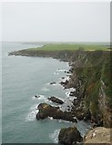 NX4842 : Along the coast from Cruggleton Castle by James T M Towill