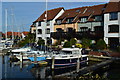 Houses and boats, Hythe Marina