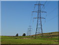 Pylons and power lines