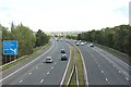 Looking down the M6 from Linstock Bridge