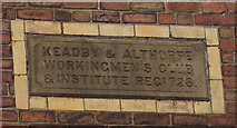 SE8310 : The former Keadby & Althorpe Workingmen's Club by Ian S
