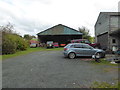 Cars in the yard and shed at Pentre-Cwm