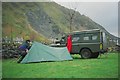 Camping in Nant Peris, 1993