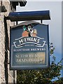 Sign for the Sutherland Arms Hotel