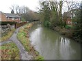 Basingstoke Canal: View from the Reading Road Bridge (1)