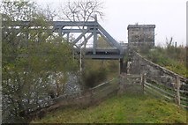 NN7197 : Path under the railway bridge, River Spey by Jim Barton
