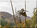 NH7523 : Bird Sculpture in Kyllachy House Gardens by valenta