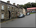 Houses at the western end of  Morfydd Street, Morriston, Swansea