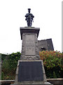 SD7441 : Clitheroe Castle: war memorial (front view) by Stephen Craven