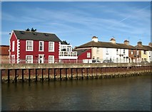 TG5208 : View across the River Bure from North Quay by Evelyn Simak